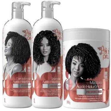 Imagem de Kit Shampoo Condicionador E Mascara Soul Power Pro Acido Hialuronico H