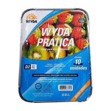Imagem de Embalagem de Alumínio Modelo D2 1000 ml 10 Unidades Wyda