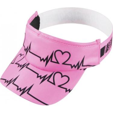 Imagem de Viseira para Corrida HUPI Heart Beat, Rosa, UNICO
