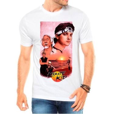 Imagem de Camiseta Masculina Branca Cobra Kai 07 - DESIGN CAMISETAS, Branco, P