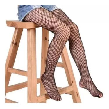 Imagem de Meia Calça Arrastão Rede Preta Sexy Atacado Top - Beautiful, Preto, ún