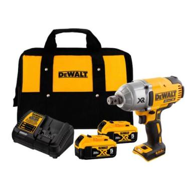 Imagem de Chave De Impacto 3/4 2 Bateria 20v 5ah Dcf897 Dewalt + Bolsa
