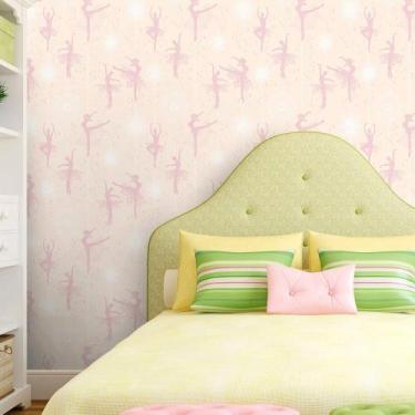 Imagem de Papel de Parede Bailarina Star Delicada - QCola, 0,60 x 2,50 metros