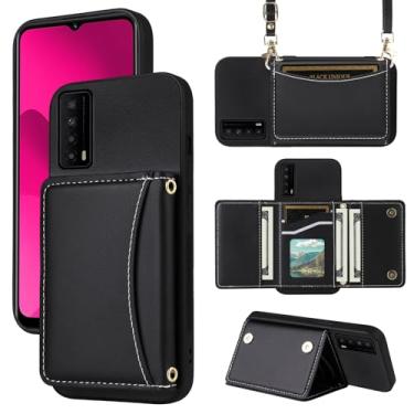 Imagem de Furiet Capa carteira para TCL Stylus 5G 2022 com alça transversal de couro PU premium porta-cartão à prova de choque resistente acessórios de corpo inteiro capa de celular para TLC Stylo G5 6.81 T779W