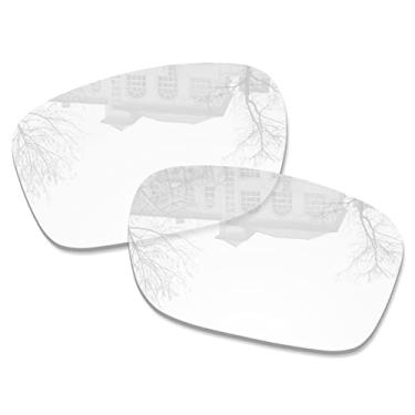 Imagem de Millersawp Lentes de reposição Holbrook Metal OO4123 antirluz azul compatíveis com óculos de sol Oakley - HD transparente