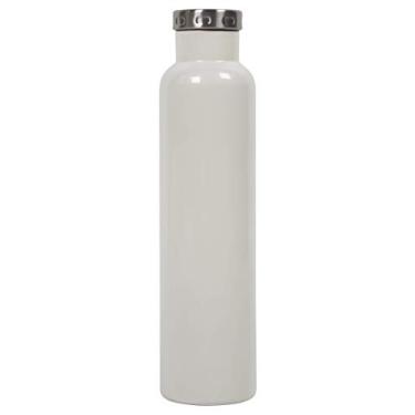 Imagem de FIFTY/FIFTY Garrafa de água Wine Growler, boca estreita, Seven Fifty, 750 ml, branco pérola
