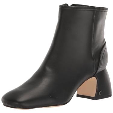 Imagem de Circus NY Bota feminina de cano curto Ozzie, Nappa preta, 7.5