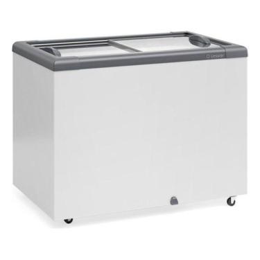 Imagem de Freezer Horizontal Ghd300h Cinza 300l 2 Tampas 220v Gelopar GHD-300H