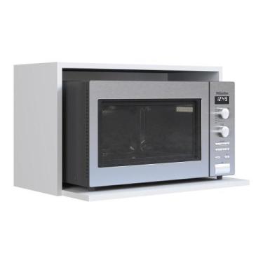 Imagem de Armário Nicho para Microondas 60cm Multimóveis CR20093, Branco