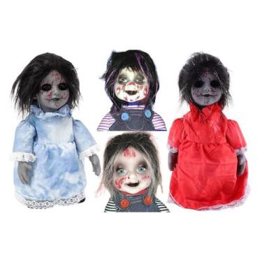 Imagem de Boneca Assustadora Halloween com Som e Movimento - Extra Festas