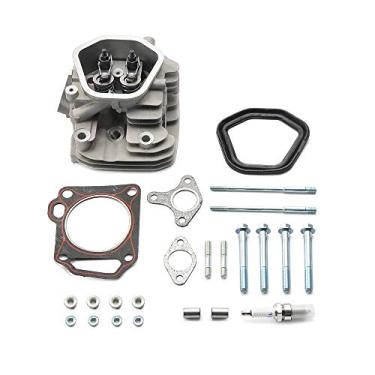 Imagem de MOFANS Kit de cabeça de cilindro montada Kit de reconstrução de extremidade superior adequado para Honda GX240 GX270 Kit de cabeça de cilindro balancim Válvulas Molas