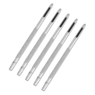 Imagem de Ferramenta de Perfuração de Couro, Antiderrapante Cromado, 20 Peças, Fácil Operação, Perfurador de Couro, Amplamente Utilizado para Artesanato (1,5mm)