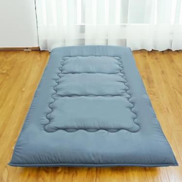 Imagem de FindPanda Colchão japonês futon colchão cinza 137 x 203 cm