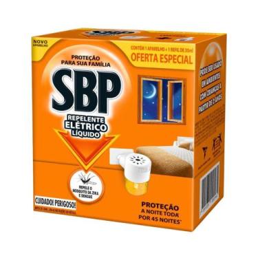 Imagem de Repelente Elétrico Líquido SBP Aparelho + Refil De 35ml