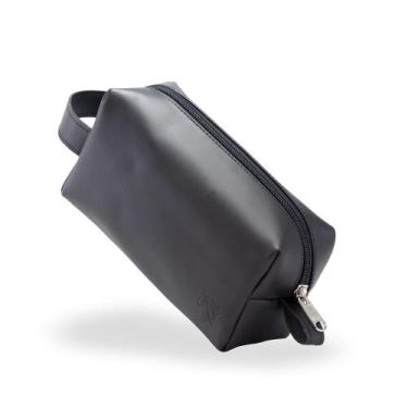 Imagem de Necessaire Bolsa Organizador Mala Viagem Couro Masculina Feminina - Us