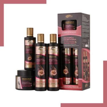 Imagem de Kit Capilar Alquimia Quiabo e Queratina Ação Instantânea Desmaia Cabel