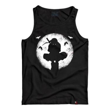 Imagem de Camiseta Regata Itachi Uchiha Blusa Naruto Anime Clássico - KING OF GE