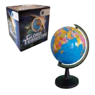 Imagem de Globo Terrestre Giratório Politico - 23cm x 16cm - DS TOOLS - GiftHome