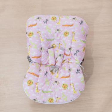 Imagem de Capa Almofadada Para Bebê Conforto Estampa Baby + Proteção Para Cinto 