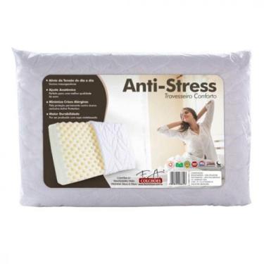 Imagem de Travesseiro F.a. Maringá Anti-stress Massageador Branco - F.A MARINGÁ