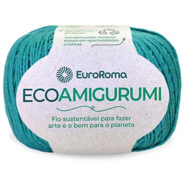 Imagem de Fio Ecoamigurumi Euroroma 254m Linha Amigurumi Várias Cores, 0810 - Ve