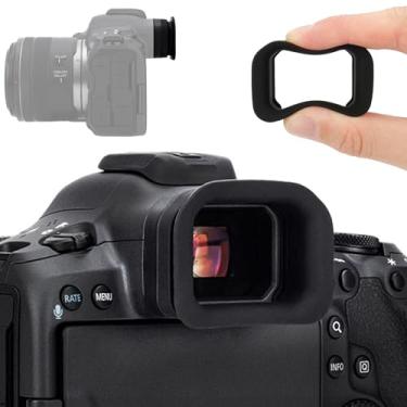 Imagem de EOS R5 Mark II Eyecup, silicone macio estendido R5II Eye Cup Eyepiece Viewfinder Capa projetada para Canon EOS R5 Mark II câmera mirrorless substitui ER-KE (não serve para EOS R5 The 1st Generation)