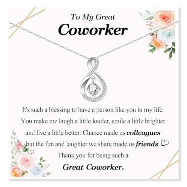 Imagem de Colar infinito para mulheres, aniversário, Natal, Dia das Mães, presente para mãe, esposa, avó, nova mãe, mãe, irmã, cachorro, tia, madrasta, sogra, cunhada, cunhada, colega de trabalho, chefe,