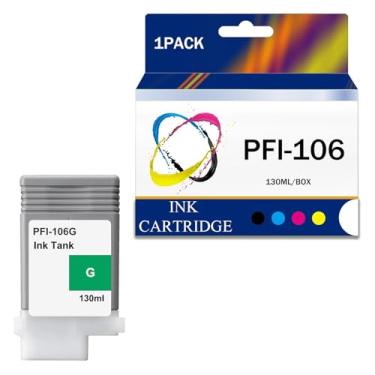 Imagem de Cartucho de tinta remanufaturado 12 cores PFI-106 130 ml para cartucho de tinta PFI-106 para impressoras Canon iPF-6400 iPF-6400S iPF-6410 iPF-6450 iPF-6460 iPF-6410s, G-1 pacote