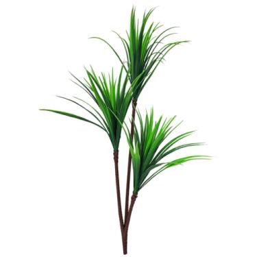 Imagem de Planta Artificial Palmeira Yucca Verde Ramos Sem Vaso Decoração