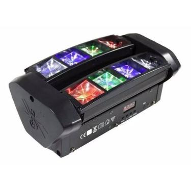 Imagem de Kit 2 Mini Moving Spider Beam 8X5W Rgbw Dmx Bx-303