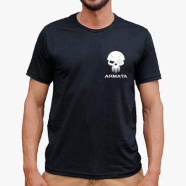 Imagem de Camiseta Tática Algodão Logo Marca Armata Masculina-Masculino