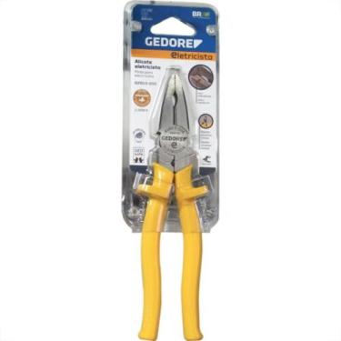 Imagem de Alicate Eletricista Gedore Universal 8'' Amarelo 029450