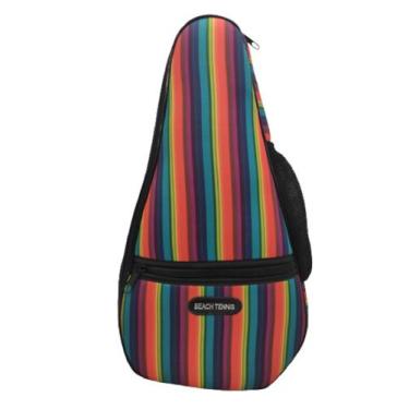 Imagem de Raqueteira Mochila Para Beach Tennis Wave - Boadebolsa, Rainbow