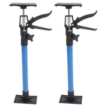 Imagem de Macacos de gabinete para instalação de gabinetes, poste de suporte ajustável de 19,7 pol. a 45,3 pol. de suporte de terceira mão, haste telescópica de suporte rápido