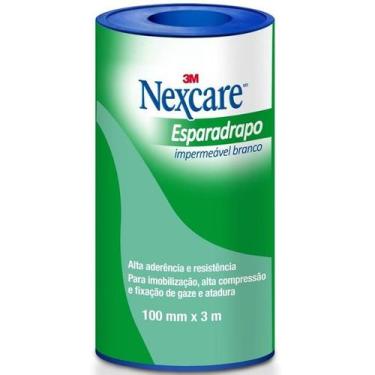 Imagem de Esparadrapo Impermeável Nexcare Branco 100mmx3m - 3M DO BRASIL