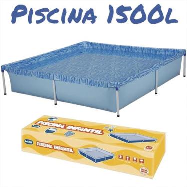 Imagem de Piscina Infantil Quadrada Estrutural Tamanhos Mor, 1500 Litros