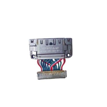 Imagem de Ojguct Conector de carregamento AC/DC de substituição para porta de carregamento para Microsoft Surface Pro 5/6/7 1796 1807 1866 M1011228-002 M1081582-001 (preto)