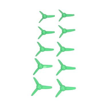 Imagem de Akozon 10 Unidades de Hélices de Plástico de 3 Lâminas de 70 Mm para Barcos de Brinquedo DIY e Acessórios Giratórios de Carro RC Com Furo de 2 Mm (#13)