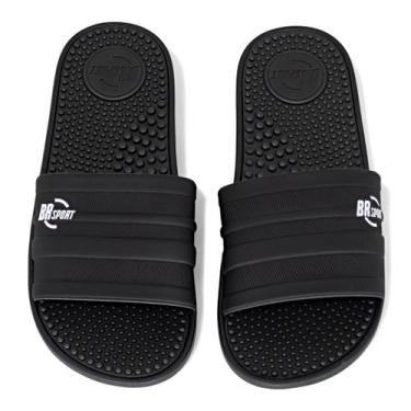 Imagem de Chinelo Slide Masculino Br Sport Casual Massageador, Preto, 39