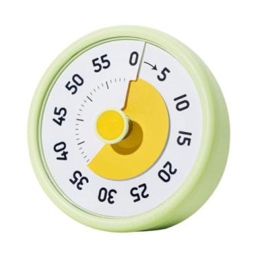 Imagem de Bothyi 60 minutos Visual Timer, com lembrete de sino de anel, despertador de cozimento, cronômetro de contagem do ensino de adultos testando o escritório da, Verde