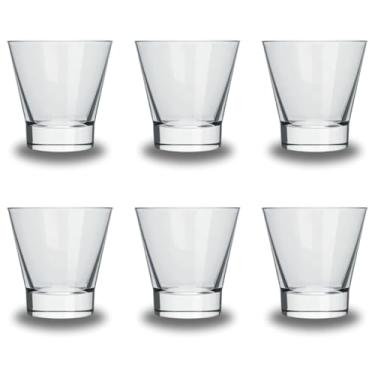 Imagem de Kit Jogo 6 Copo De Vidro 340ml Caipirinha Drinks Bar Incolor Resistente Casa Restaurante Hotel Buffet