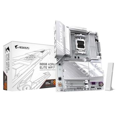 Imagem de Placa Mãe Gigabyte B850 AORUS ELITE ICE WIFI7 (AM5/4xDDR5/HDMI/DP/M.2/USB 3.2)