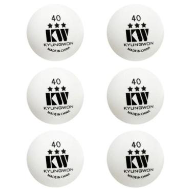 Imagem de Bola De Ping Pong Tenis De Mesa Kit C/30 Bolas 3 Estrelas - KW KYUNGWO