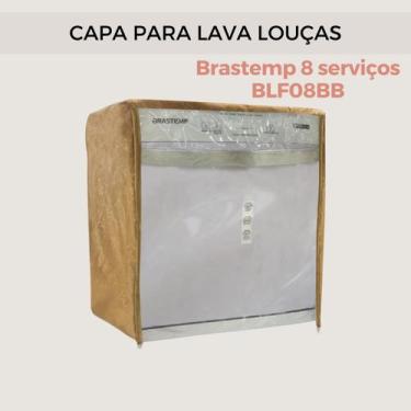 Imagem de Capa lava louças brastemp 8 serv. bfl08bb transparente flex - Clean Ca