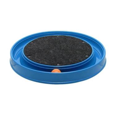 Imagem de Arranhador para Gato Furacão Pet Redondo Azul