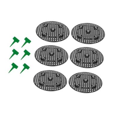Imagem de Fenteer 6pcs Nível de vasto Elevador de maconha Kit de plantador de plantador Planter Riser Plant Stand em vaso, 30cmx2cm