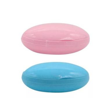 Imagem de Saboneteira Mamãe e Bebê Oval Menino Menina - monte Líbano, Rosa