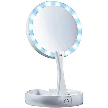 Imagem de Espelho Facial Luminoso Portátil para Maquiagem LED Cozy