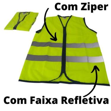 Imagem de Colete Segurança C/ Refletivo - Sinalização - Epi - Uniforme - KONFEKT