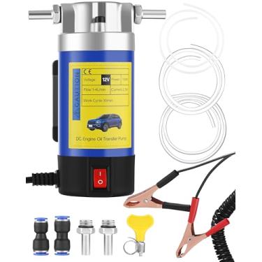 Imagem de Bomba extratora de óleo 12V 100W, bomba extratora de óleo do motor para troca de óleo, bomba de transferência de óleo autoescorvante para óleo de motor, óleo de engrenagem, ATF, bomba de transferência
